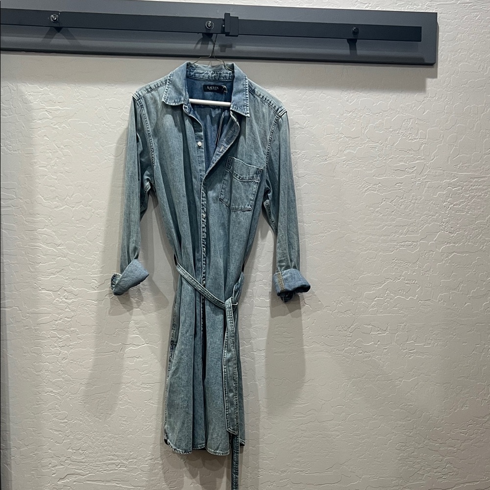 Lauren Ralph Lauren Denim Long Sleeve Dress
